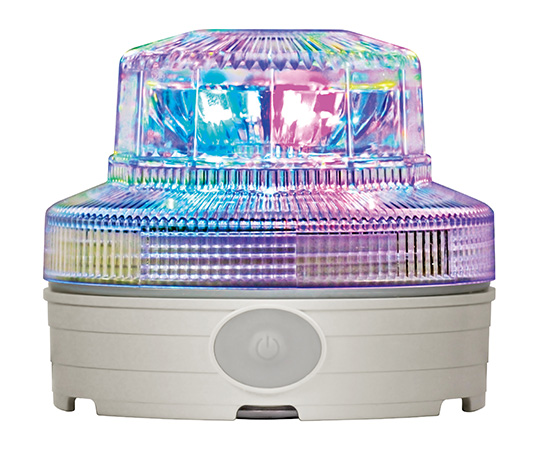 電池式LED警告灯φ88　ニコUFO star（多色）