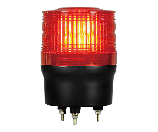 LED回転灯Φ90 ニコトーチ・120(赤) AC100～200V ブザー付 プラグ無