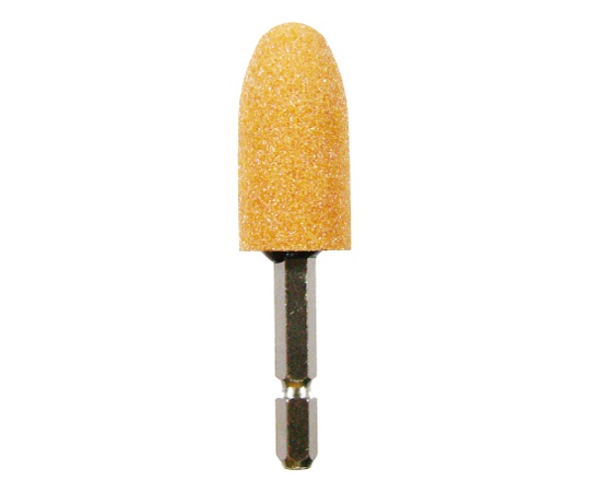 六角軸軸付砥石(金属用)WA材 19×38 #60 砲弾型