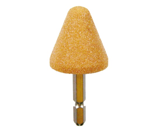 六角軸軸付砥石(金属用)WA材 32×32 #60 砲弾型