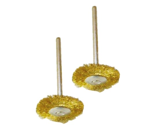 真鍮ブラシ ホイール型 φ22mm径(2本入)