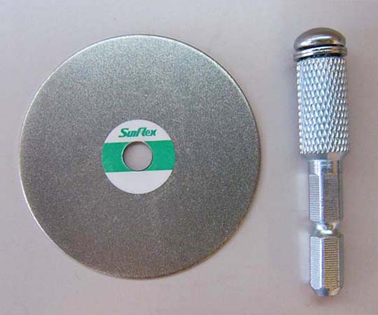 ダイヤシャープナー 50φ 六角軸