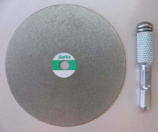 ダイヤシャープナー 75φ 六角軸