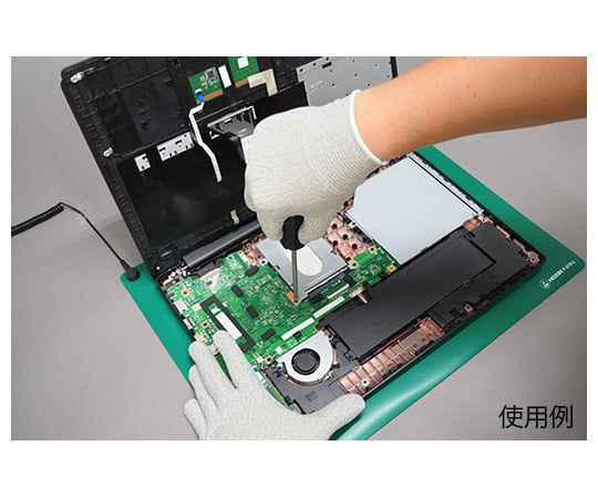 62-4995-62 ESD卓上マット 450×330mm 厚さ2mm F-310-L