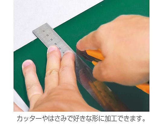 ESD卓上マット 450×330mm 厚さ2mm F-310-L