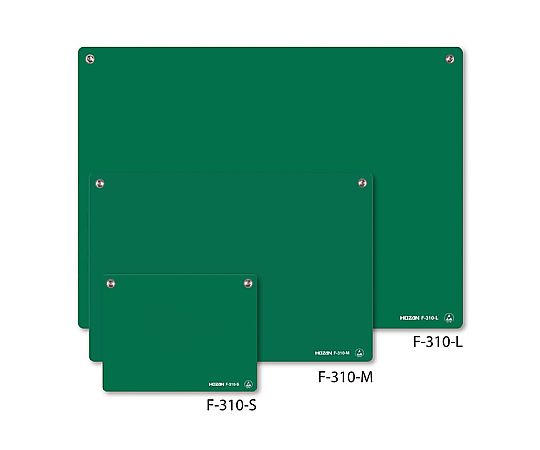 ESD卓上マット 450×330mm 厚さ2mm F-310-L