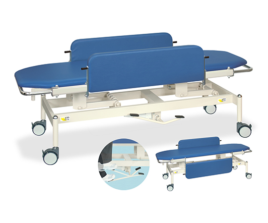 油圧ストレッチャー100 幅60×長さ180×高さ47～83cm クリーム