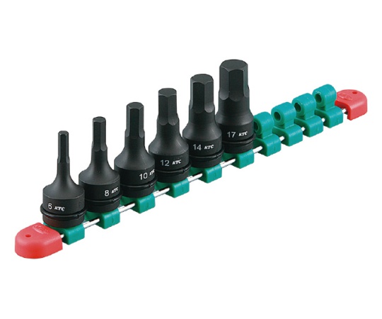 12.7sq.インパクトレンチ用ヘキサゴンレンチセット(6個組)