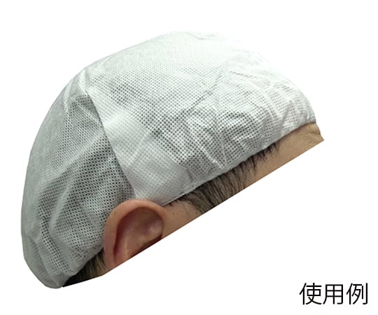 不織布ヘルメットインナー帽子 白 4枚入×10袋