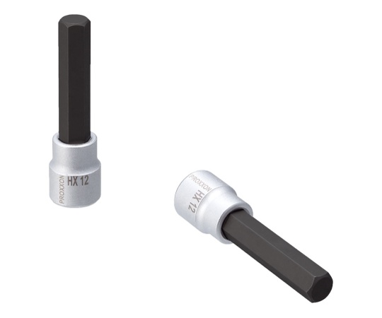 ヘックスビットソケット 3/8" ロング(80mm) 12mm