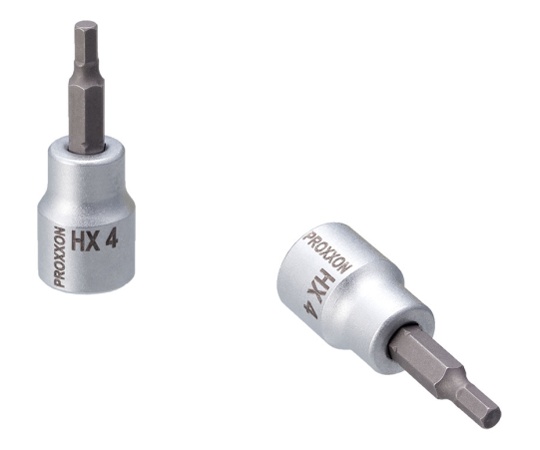 ヘックスビットソケット 3/8" ショート(50mm) 4mm