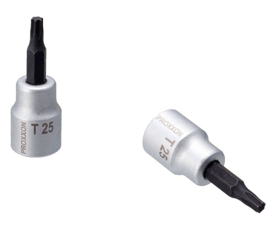 トルクスビットソケット 3/8" いじり穴なし T25