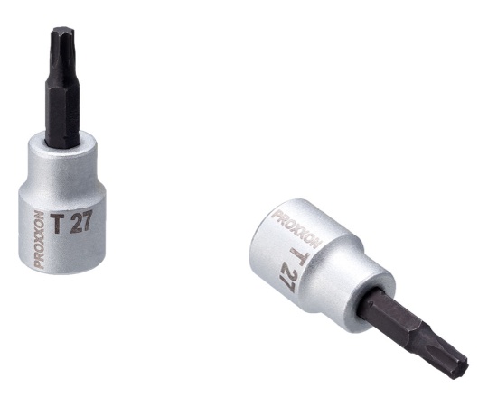 トルクスビットソケット 3/8" いじり穴なし T27