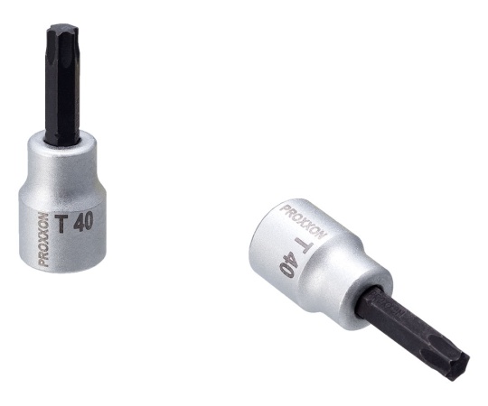 トルクスビットソケット 3/8" いじり穴なし T40