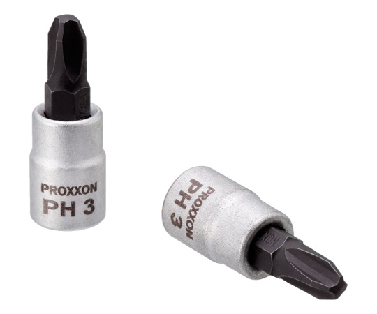 (+)ソケットビット 1/4" No.3