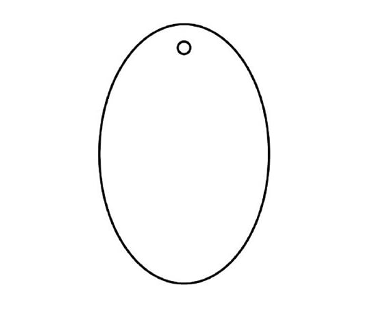 ユニット62-6154-17８８６－４９白無地板楕円型５枚１組【1組(5枚入)】(as1-62-6154-17)