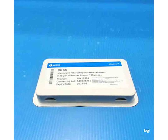 再生セルロースメンブレン（RC 55 0.45μm, 25mm）1パック（100枚入）
