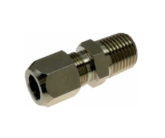 62-6194-33 黄銅リング式銅管継手(ハーフユニオン)10mm×15A、10mm×1/2B