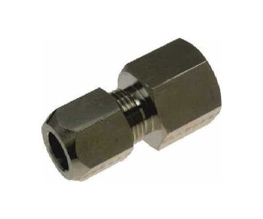 黄銅リング式銅管継手(圧力計ユニオンG)6mm×6A、6mm×1/8B