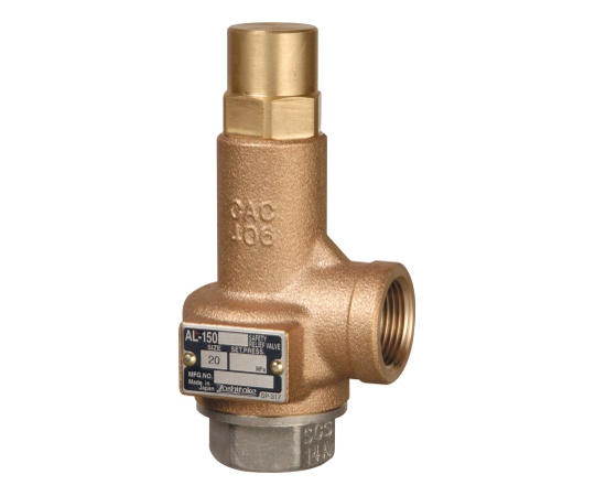 CAC製安全弁 AL-150【0.69MPaSET】(15A、1/2B)接続：JISRc