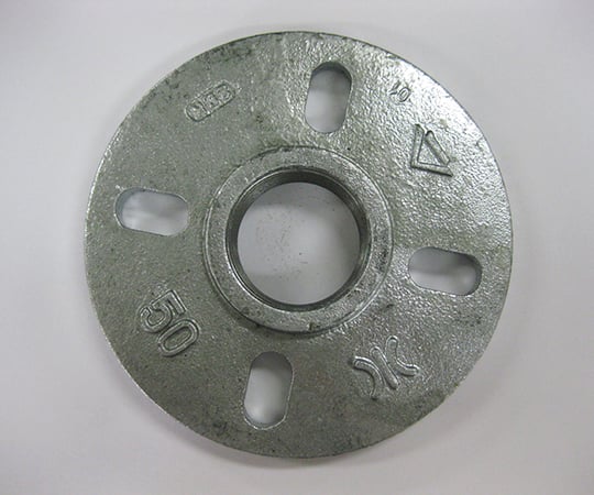 ネジ込フランジ 上水 白(100A×50A、4B×2B)