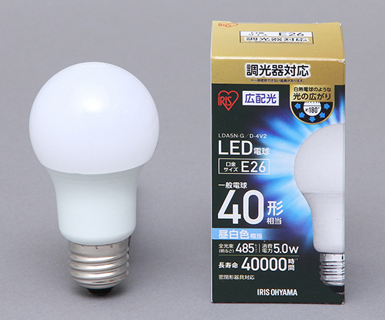 LED電球 調光 E26 広配光 40形相当 昼白色 LDA5N-G/D-4V2