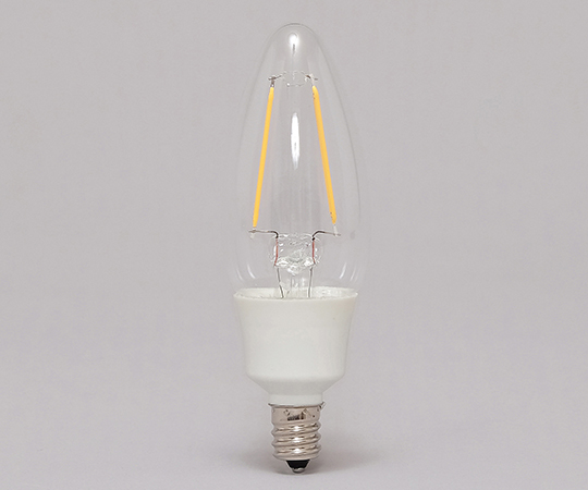 LEDフィラメント電球 E12タイプ25形相当 電球色 非調光 クリアタイプ LDC2L-G-E12-FC