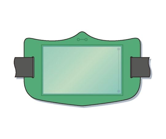 e腕章　透明ポケット付き　緑　ショートゴムバンド付