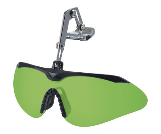 クリップ装着式 遮光メガネ 赤外線保護 #1.7 A-644B-1.7