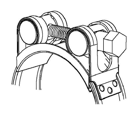 スーパークランプ　取付径　26-28mm　（10個入）　JSC028SS316