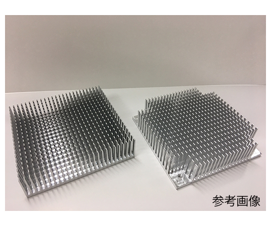 LSI用押出材切削ヒートシンク 25×100×100mm ASK25100W（100SQ100H25）