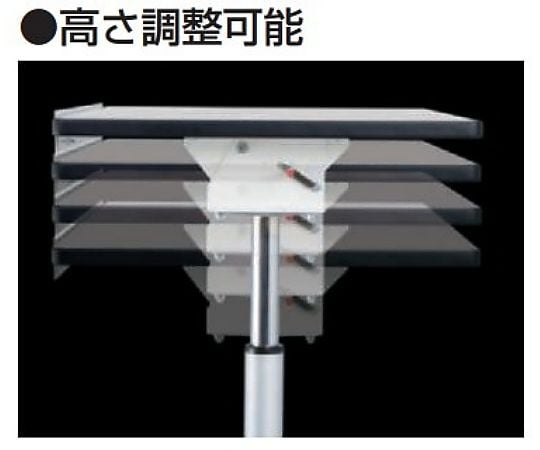 62-6284-34 昇降傾斜作業台 W600×450×700～900mm KUD6045W 【AXEL