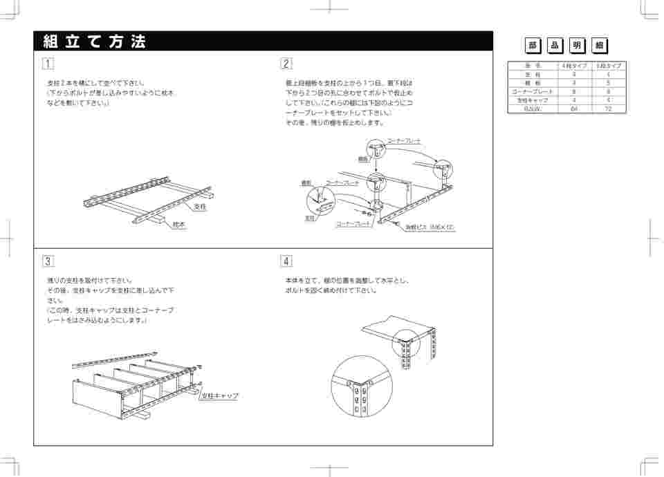 62-6284-45 ショップラック W1200×D450×H1500mm 5段 SHR2115P 【AXEL