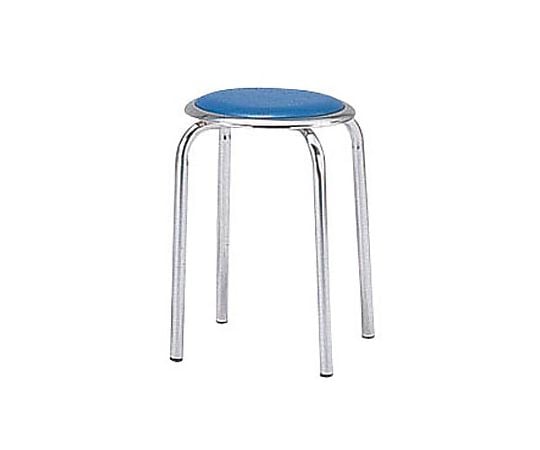 丸イス M-24M(10脚入) ブルー