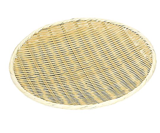 竹製 樹脂渕丸盆ザル 30cm