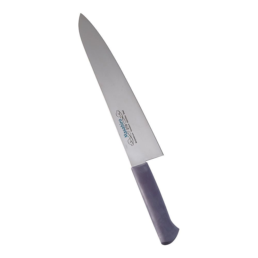 EBM:ツバ付紫丹柄・最高級炭素鋼 牛刀 21cm 7929300 - 牛刃包丁