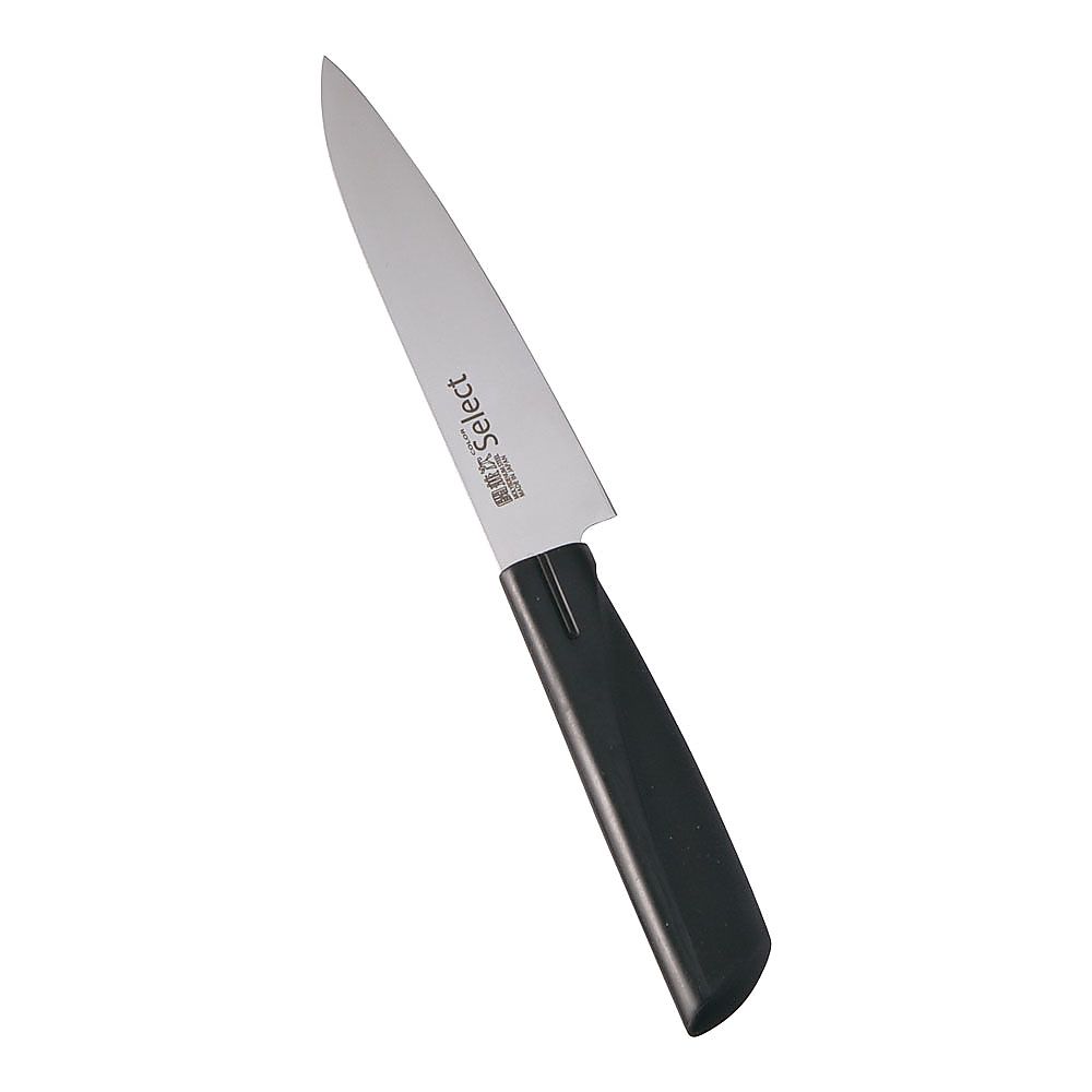 カラーセレクト ペティーナイフ（両刃） 3011-BK 12cmブラック