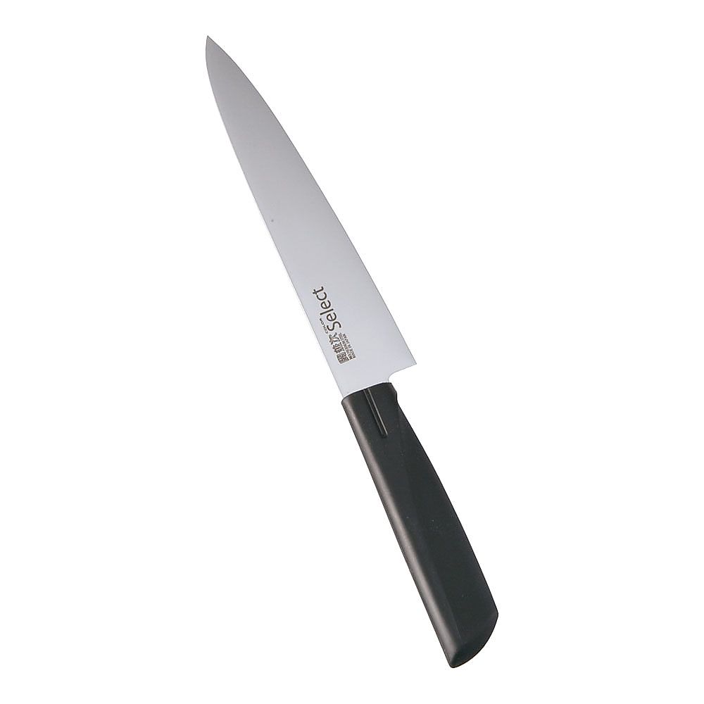 カラーセレクト ペティーナイフ（両刃） 3012-BK 15cmブラック