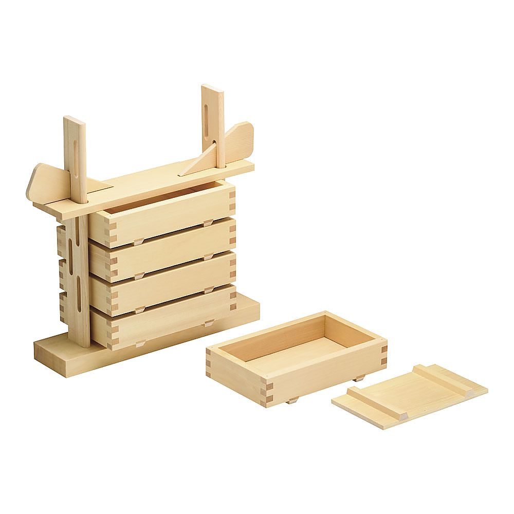 木製 押し寿司 5段セット（桧材）