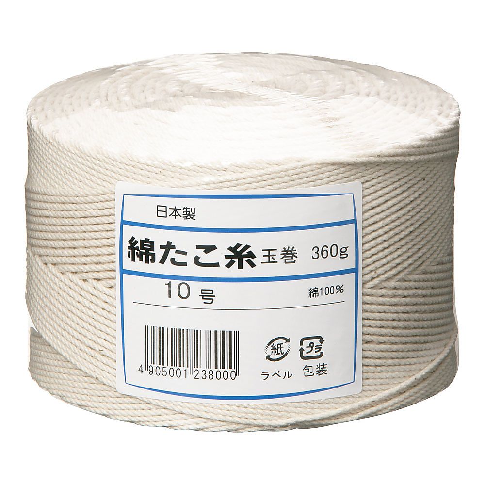 綿 たこ糸（玉巻360g） 10号