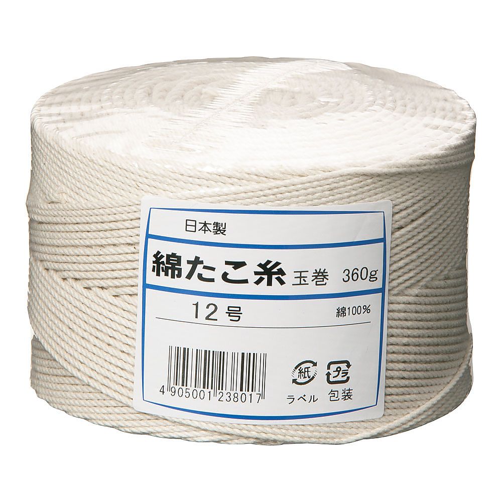 綿 たこ糸（玉巻360g） 12号