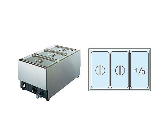 業務用　電気ウォーマーFFW3454a料理を温めておく電化製品