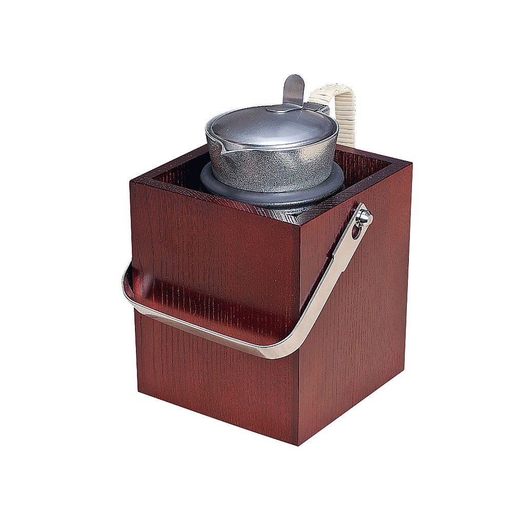 サンシン　ミニかんすけ　卓上酒燗器　卓上型　錫　蓋付き　チロリ陶器