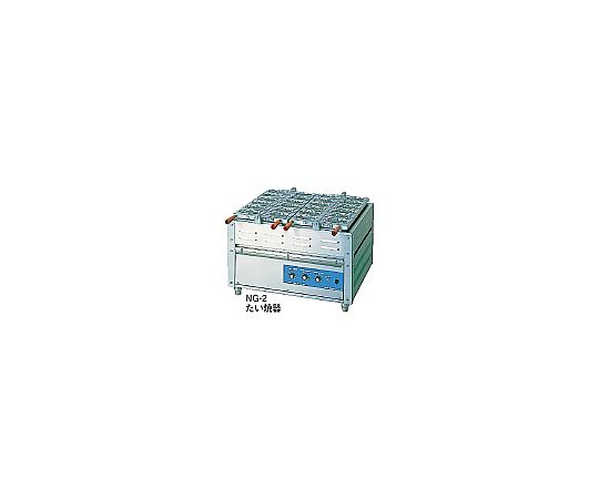 電気重ね合わせ式焼物器 たい焼 NG-2（2連式）