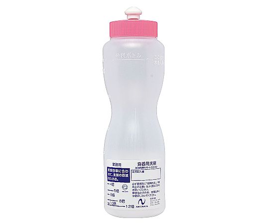 62-6607-80 洗剤希釈ボトル プッシュプル ピンク (IM)