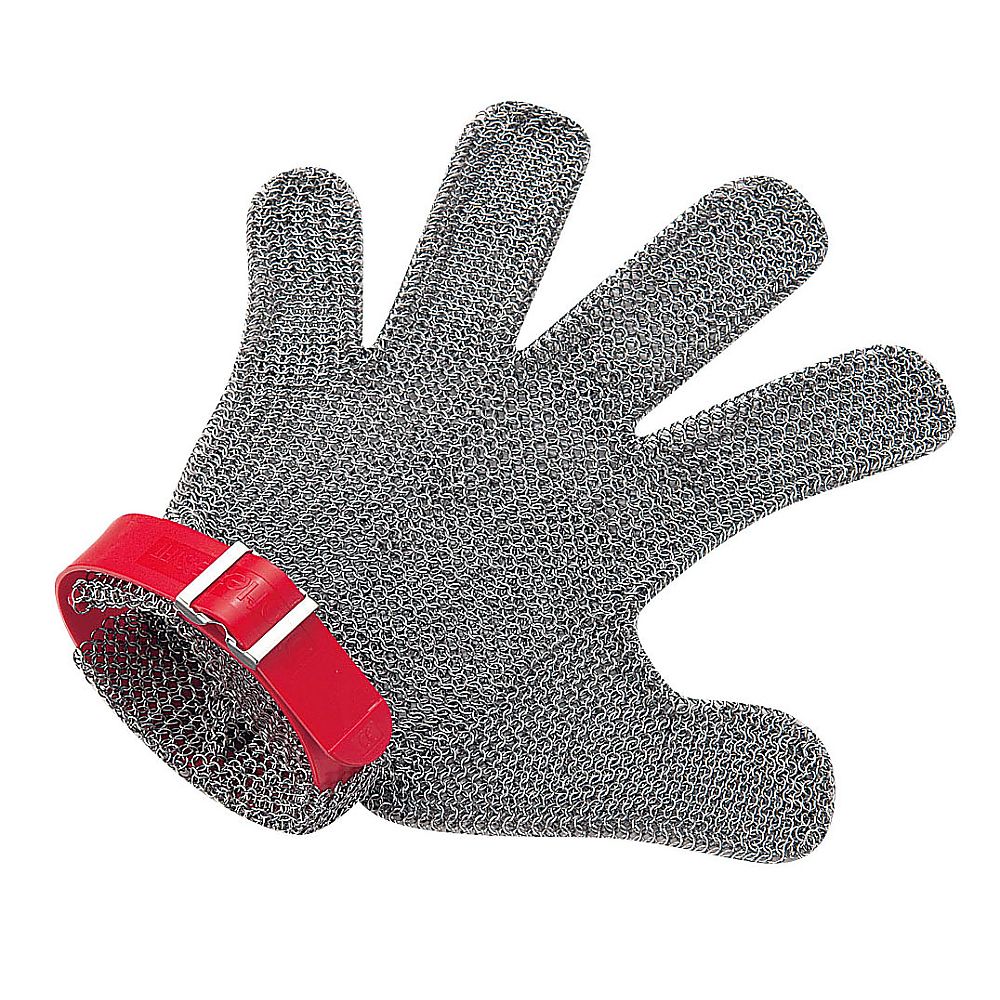 ニロフレックス メッシュ手袋5本指 M 右手用（赤） M5R-EF