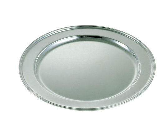 真鍮ブラスシルバー 丸肉皿 28インチ TNK01028