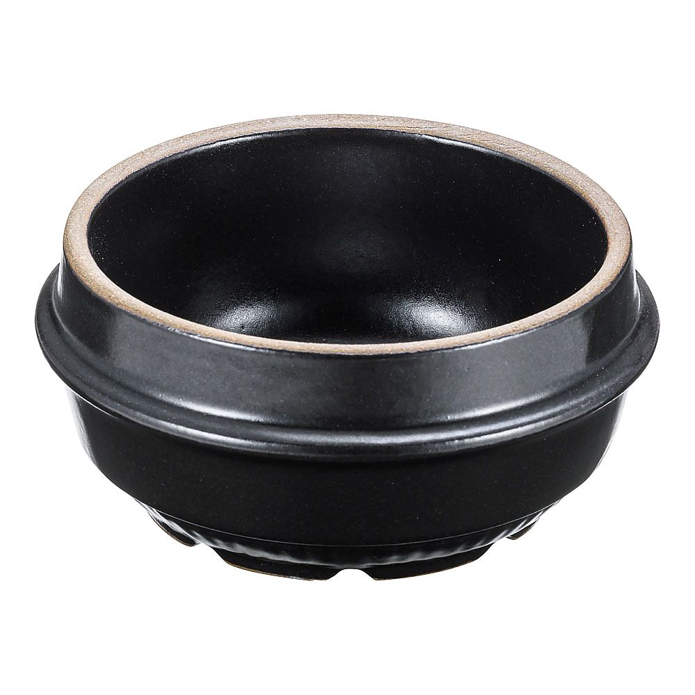 62-6796-13 チゲ用 陶器鍋(トゥッペギ) 3号 14cm T-03