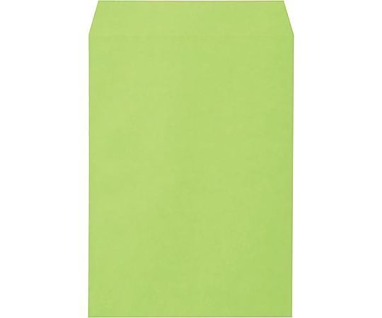 62-6874-48 カラークラフト封筒 角2 グリーン 100枚入 K2C85GE
