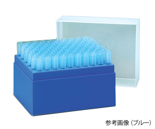 QSP ピペットチップ 100-1000μL 目盛付 ブルー 70.5mm ラック(100本×10ラック) 滅菌済